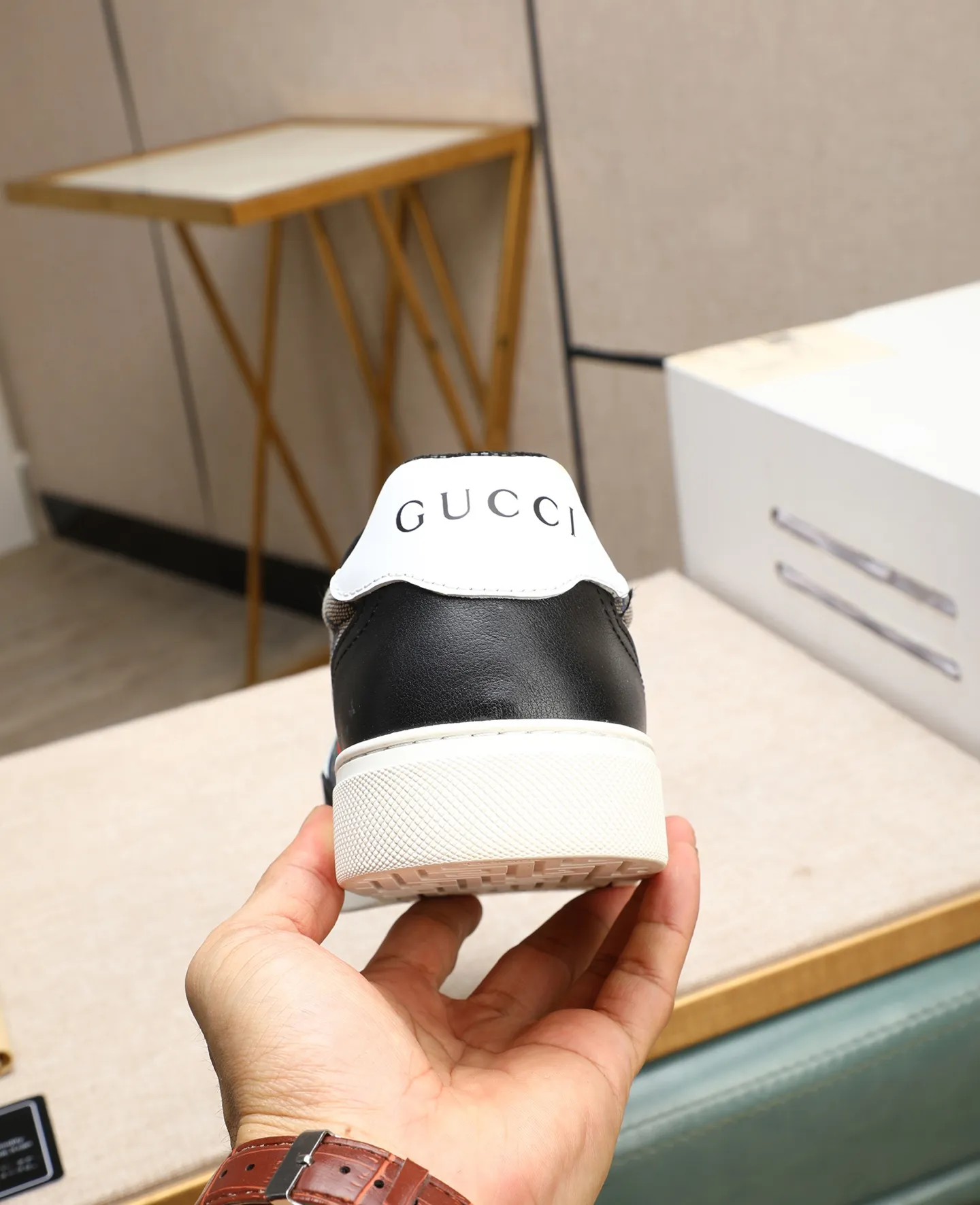 Men's men's shoes💰440 GUCCI🔍🔍2025 latest model Available at the counter at the same time, original calfskin imported from Italy, genuine leather lining, (high-end, extravagant, and classy) with exquisite workmanship, soles: original soles specially provided by the original factory, ⚠Exclusive double-layer movable molded soles are super comfortable⚠, real photos🎬The real ones are better🔍🔍"High quality·Follow the order" code number 38-44 (45 46 customized)